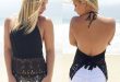 backless shirts halter lace patchwork backless sleeveless sexy blouse LKYMSWY