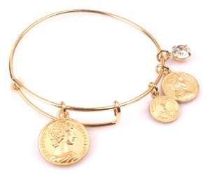 bangle bracelets with charms aliexpress.com : buy fashion gold color bracelets amp bangles coin bird JJLTOGT