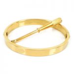 bangle designer bracelets - classic brand k rose gold plated l stainless OCZLMVR