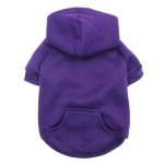 barking basics dog hoodie - purple LJIETBS