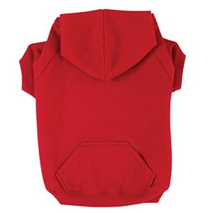 basic dog hoodie - tomato red MQHKOEA