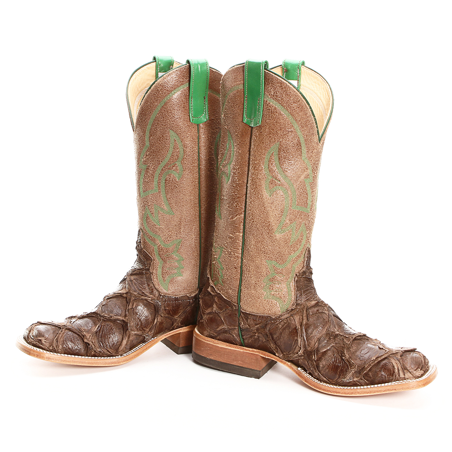 bass boots bootdaddy collection with anderson bean brown big bass cowboy boots EVAXIBW