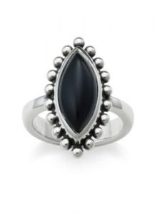 beaded marquise onyx ring | james avery FANVGYW