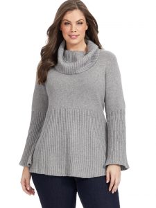 bell sleeve cowl neck sweater CDUVYPH