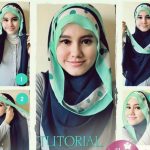 best hijab styles for long faces: ARRBDQJ