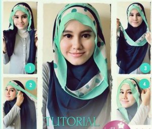 best hijab styles for long faces: ARRBDQJ