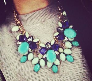 big necklaces cool blue crystal bug statement necklace RRLHLER