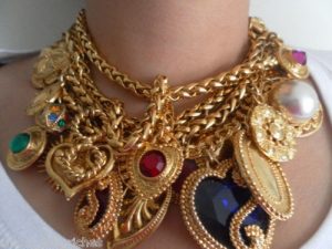 big necklaces vintage french runway edouard rambaud big necklace RFXMACB