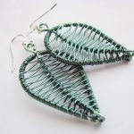 birch leaf earrings wire jewelry pattern JUPYGEH