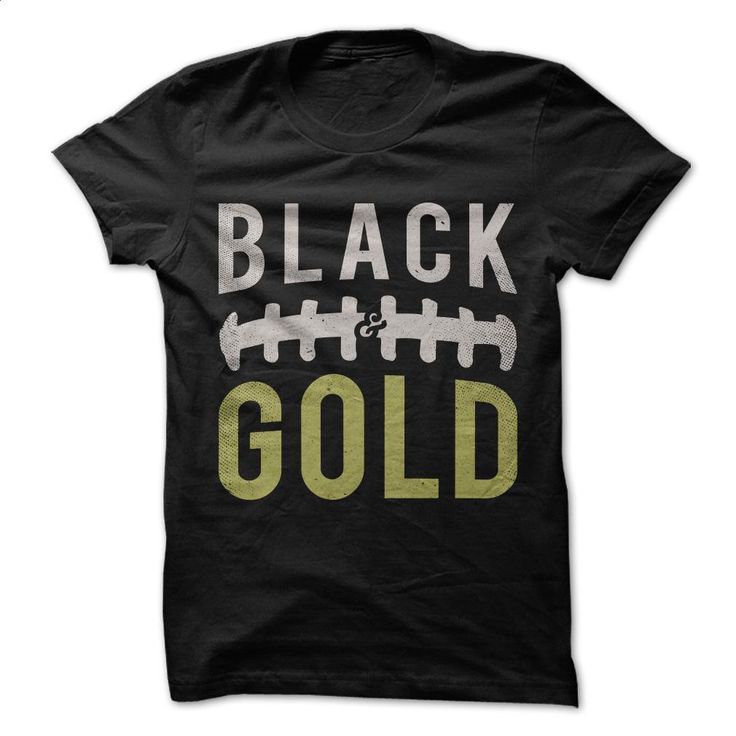 black and gold football t shirts, hoodies, sweatshirts - #sleeveless hoodie  #custom ZECBCQF