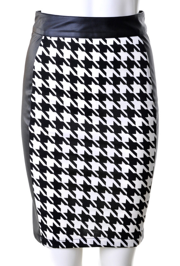 black and white skirt pencil skirt black and white KFCEDZX