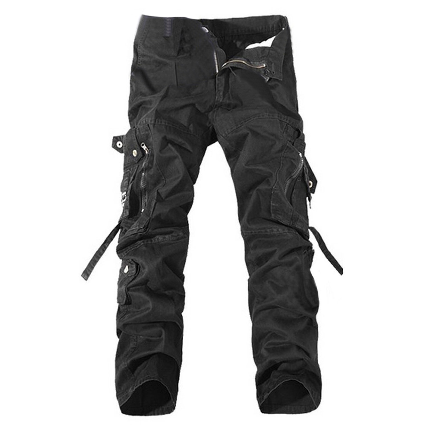 black cargo pants adw 2017 new military cargo pants multi-pocket black 5 size without  belt(china MZMCPLQ