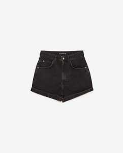 black denim shorts image 8 of denim shorts from zara EHRPJBC