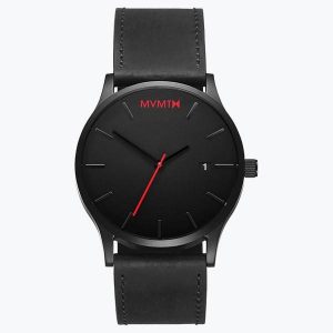 black leather watch by mvmt | join the mvmt | shop now TVPSSAP