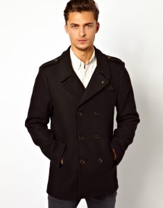 black pea coat gallery QEWJHAR