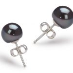 black pearl earrings XMCESTI