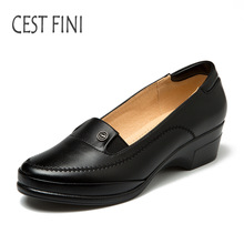 black shoes for women cestfini women flats quality comfortable handmade leather ladies shoes soft black  women oxford TGNOEUT