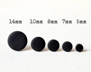 black studs, matte black earrings, earrings for men, unisex, matte black OLVNRYB