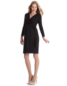 black wrap dress classic black maternity wrap dress OQGTHJN