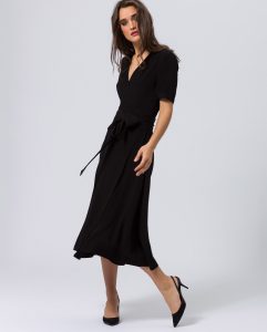 black wrap dress i114217s753-b01-1 DGRECUL