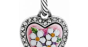 blooming heart charm OHRCZRW