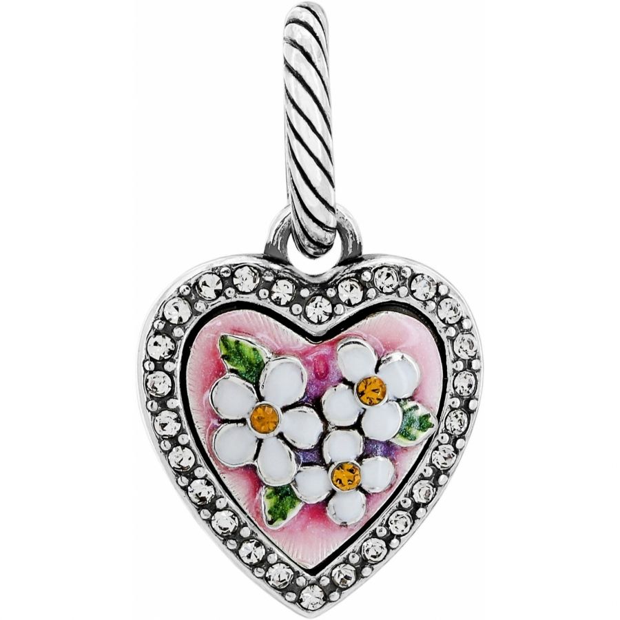 blooming heart charm OHRCZRW