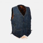 blue denim vest for sale KHSCWUF