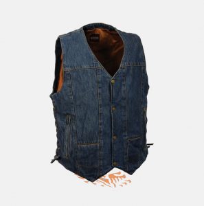 blue denim vest for sale KHSCWUF