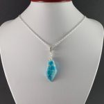 blue necklace gemstone necklace long necklace gift|from|boyfriend delicate  neclace gemstone pendant RAGLRWR