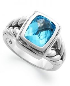 blue topaz rings balissima by effy blue topaz ring (3-3/8 ct. t.w.) ZFEJWYI