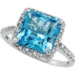 blue topaz rings blue topaz ring by effy collection 14kt size 5.5 ZYIUQPJ