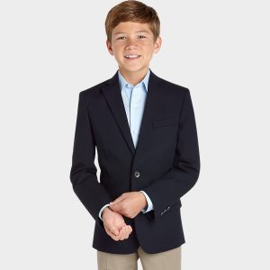 boys suits calvin klein boys navy solid blazer - menu0027s boysu0027 blazers | menu0027s wearhouse NXYKFFB