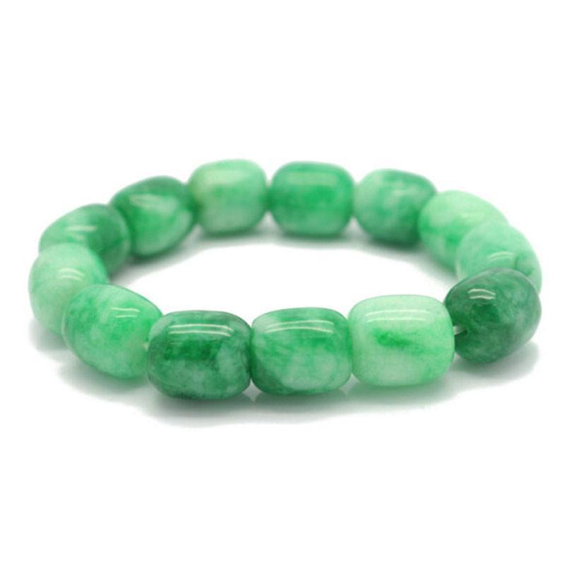bracelet natural green jade bracelet ... XGINCJV