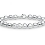 bracelet silver beads bracelet in sterling silver EWFAULT