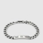 bracelet silver guccighost chain bracelet in silver XNMKTKA