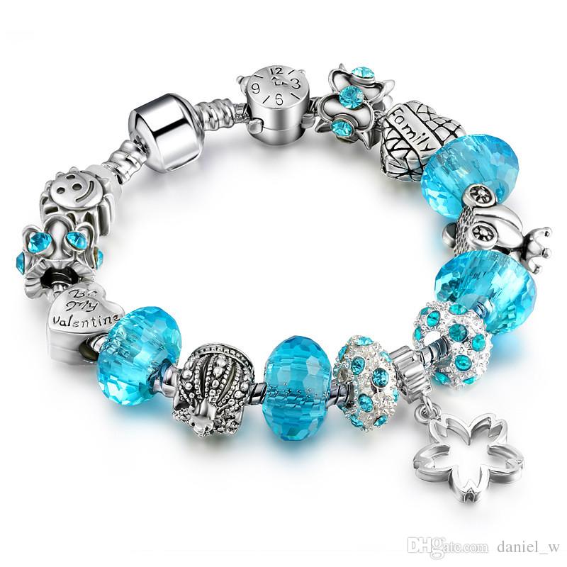bracelets with charms elegant gorgeous bracelets with charm beads for pandora pendant bracelets  different SFDBGPE