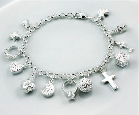 Shopping for bracelets with charms