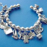 bracelets with charms sterling silver cuff charm bracelet with charms and beads HMJHUJR