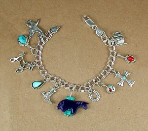 bracelets with charms sterling silver native american charm bracelet MEBIKYH