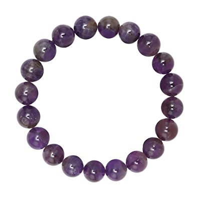 brcbeads gemstone bracelets purple amethyst natural gemstone birthstone  handmade healing power RAJRPOX