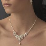 bridal accessories, pearl bridal jewelry, pearl and rhinestone jewelry set,  elegant WXNAMDI
