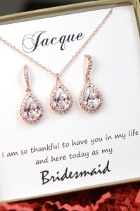 bridesmaid jewellery crystal bridal necklace crystal wedding pendant necklace wedding jewellery  bridesmaid jewelry KSHVPPG