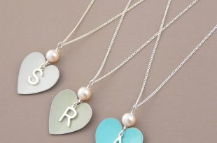 bridesmaid jewellery picture of personalised heart pendant WCLKYFZ