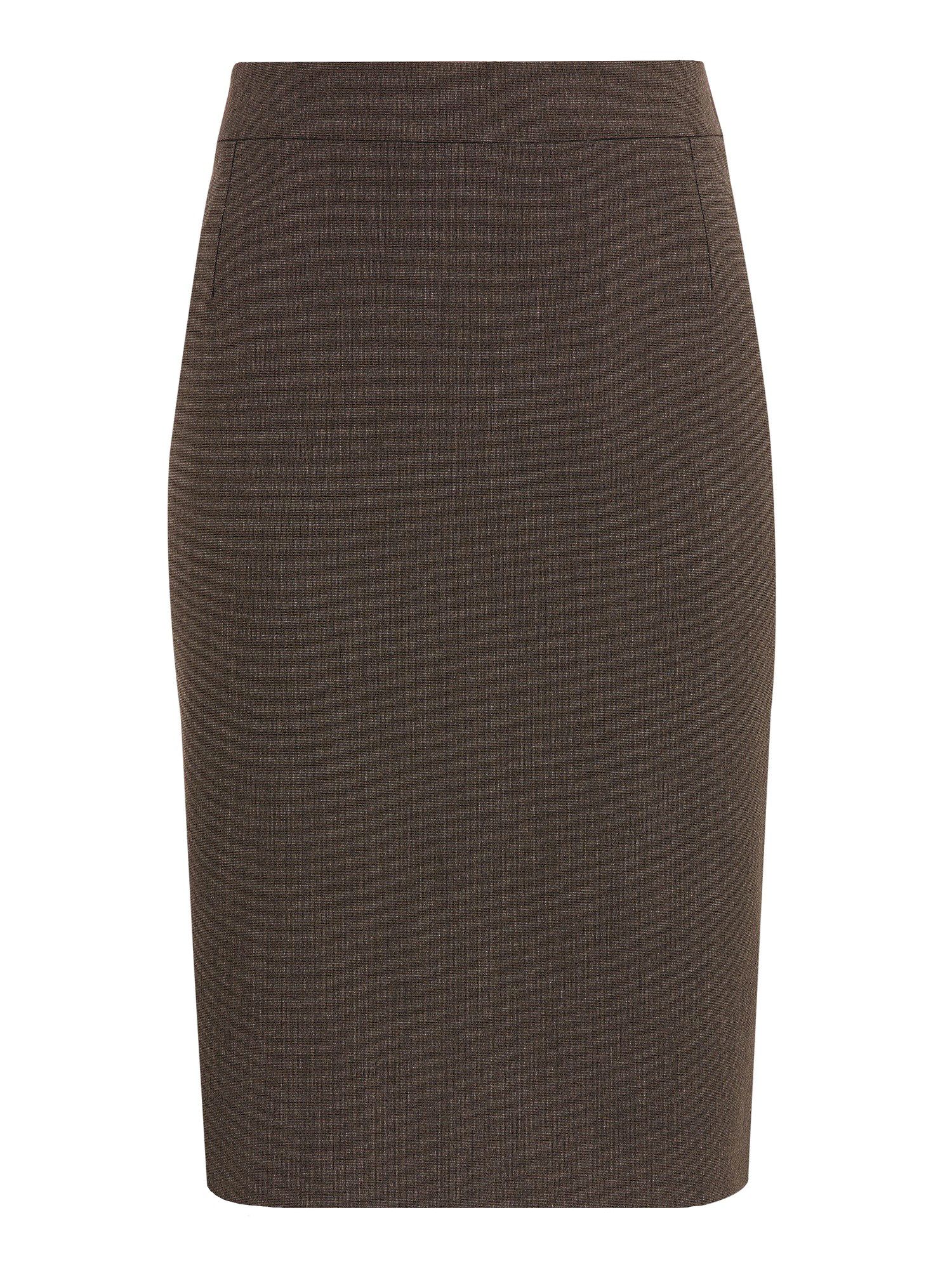 brown pencil skirt - skirts FFZFLEI