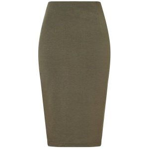 brown pencil skirt unique 21 cora high waisted pencil skirt ($37) ❤ liked on polyvore  featuring CIOFNGG