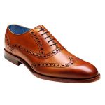 buy barker grant calf leather brogue shoes, cedar online at johnlewis.com  ... QRPDJEO