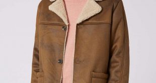 camel faux shearling coat - coats u0026 jackets - clothing - topman usa OGUEHJD