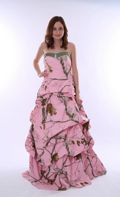 camouflage wedding dresses splendid sweetheart floor-length pink camo wedding dress YCRTBKA