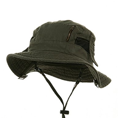 canvas fisherman hat-olive xl-2xl IEQQQFA
