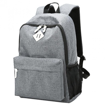 canvas school bag backpack(gray) MYLPSOR